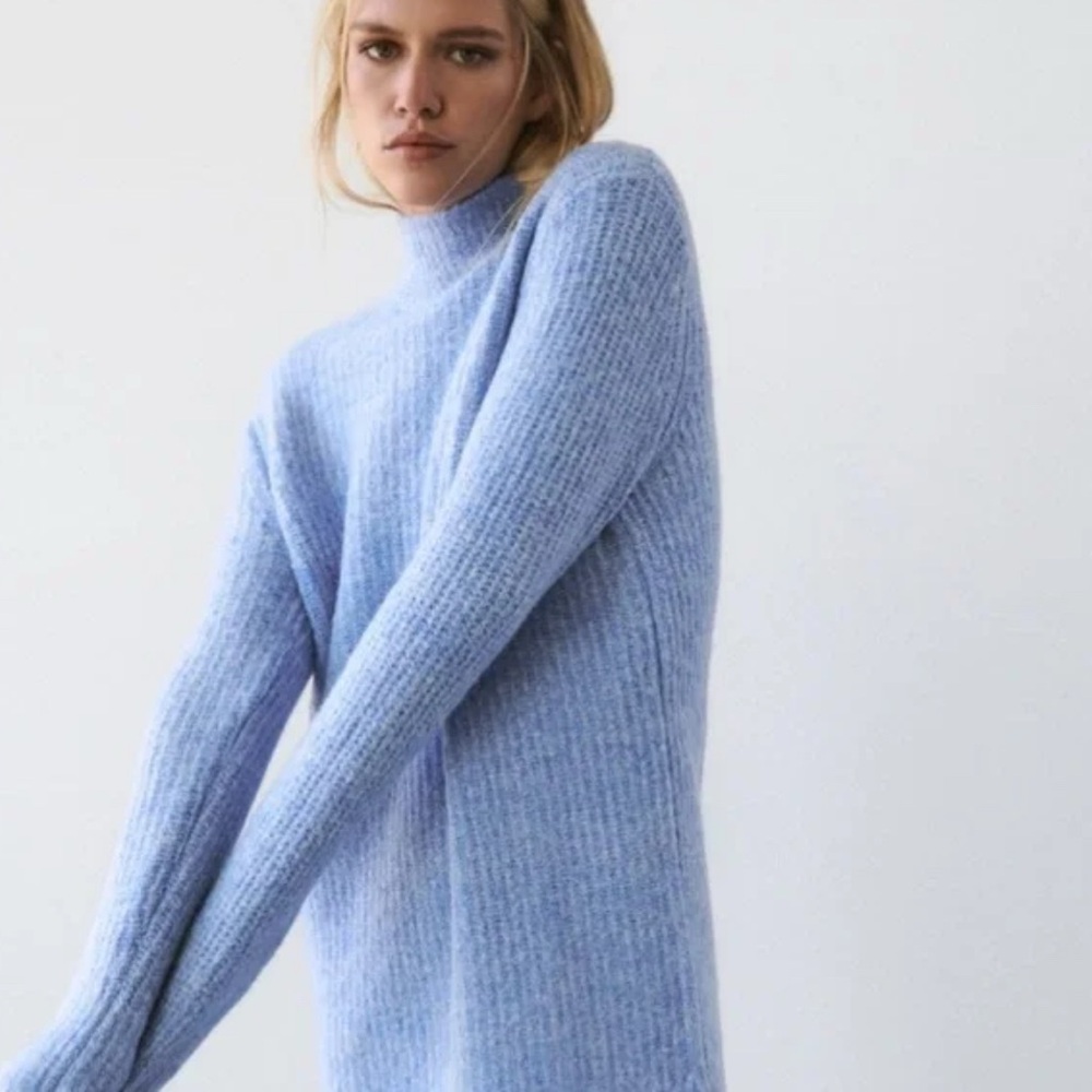 Blue Women's Sweater dress Zara - Picture 3 of 3